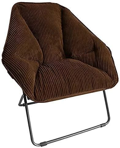 Zenithen Limited Hexagon Folding Dish Chair, Gray Corduroy - Pack Of 1 9 Zenithen Limited Hexagon Folding Dish Chair, Gray Corduroy - Pack Of 1 - Image 9