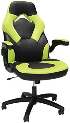 OFM Gaming Chair Ergonomic Racing Style PC Computer Desk Office Chair - 360 Swivel, Integrated Lumbar Support & Headrest, Adjustable Height, Recline Tilt Control, Flip-Up Arms, 275lb Max (2020 Green) 6 OFM Gaming Chair Ergonomic Racing Style PC Computer Desk Office Chair - 360 Swivel, Integrated Lumbar Support & Headrest, Adjustable Height, Recline Tilt Control, Flip-Up Arms, 275lb Max (2020 Green) - Image 6