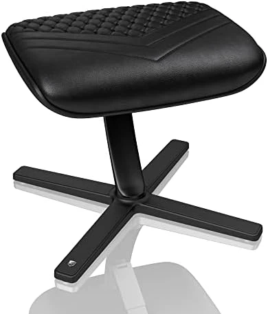 Noblechairs Footrest For Gaming Chairs, Compatible With Epic, Hero, And ICON Gaming Chairs, Real Leather, Black 8 Noblechairs Footrest For Gaming Chairs, Compatible With Epic, Hero, And ICON Gaming Chairs, Real Leather, Black - Image 8