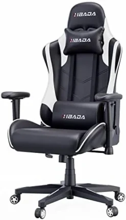 Hbada Gaming Chair Ergonomic Racing Chair High Back Computer Chair With Height Adjustment Headrest And Lumbar Support E-Sports Swivel Chair With Adjustment Footrest,Grey And Black 13 Hbada Gaming Chair Ergonomic Racing Chair High Back Computer Chair With Height Adjustment Headrest And Lumbar Support E-Sports Swivel Chair With Adjustment Footrest,Grey And Black -Amazon Basics Furniture Shop 41abNf4sIhL. AC