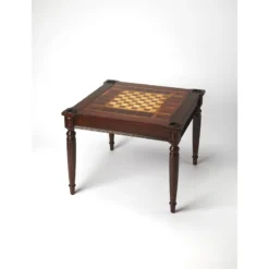 MAKLAINE Modern/Contemporary Multi-Game Card Table - Cherry Brown