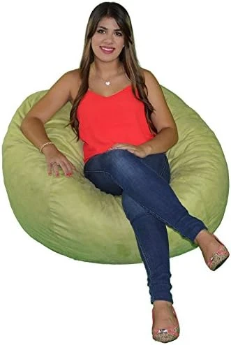 Cozy Sack, , Small Cozy Foam Bean Bag Chair, BLACK 6 Cozy Sack, , Small Cozy Foam Bean Bag Chair, BLACK - Image 6