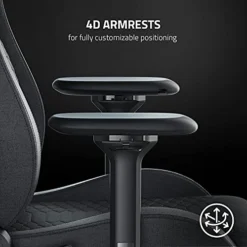 Razer Iskur XL Fabric Gaming Chair: Ergonomic Lumbar Support System - Ultra-Soft, Spill-Resistant Fabric Foam Cushions - 4D Armrests - Engineered To Carry- Foam Head Cushion - Dark Gray 12 Razer Iskur XL Fabric Gaming Chair: Ergonomic Lumbar Support System - Ultra-Soft, Spill-Resistant Fabric Foam Cushions - 4D Armrests - Engineered To Carry- Foam Head Cushion - Dark Gray -Amazon Basics Furniture Shop 41cdrZ6yb5L