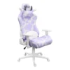 Techni Sport19.75 Modern Fabric Gaming Chair In Lavender Purple/White