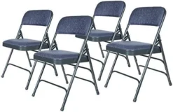 OEF Furnishings Premium Fabric Upholstered Steel Folding Chairs, 4 Pack, Grey 15 OEF Furnishings Premium Fabric Upholstered Steel Folding Chairs, 4 Pack, Grey -Amazon Basics Furniture Shop 41d52d4W59L. AC