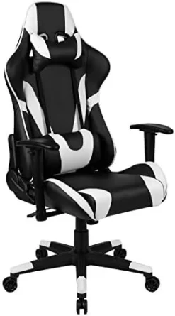 Flash Furniture X10 Gaming , Racing Office Ergonomic Computer PC Adjustable Swivel Chair With Flip-up Arms, Black LeatherSoft -Amazon Basics Furniture Shop 41dZZFMdPVL. AC