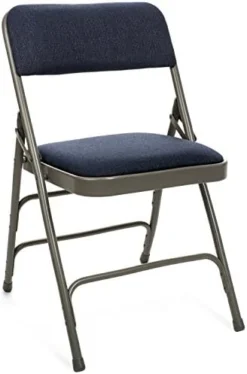 XL Series Commercial Fabric Padded Folding Chair, Triple Cross Bracing, Quad Hinging, 300 Lb Tested, 4 Pack (Beige) -Amazon Basics Furniture Shop 41dZw n920L. AC