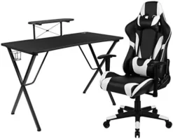 Flash Furniture Red Gaming Desk With Cup Holder/Headphone Hook & Red Reclining Back/Arms Gaming Chair With Footrest 27 Flash Furniture Red Gaming Desk With Cup Holder/Headphone Hook & Red Reclining Back/Arms Gaming Chair With Footrest -Amazon Basics Furniture Shop 41eBpTfT1gL. AC