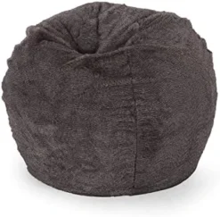 Christopher Knight Home Glendon Modern 3 Foot Faux Fur Bean Bag Cover (Only Skin), Black And White -Amazon Basics Furniture Shop 41emMxfwx0L. AC