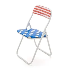 Seletti Blow Pop Corn Folding Chair With Decor
