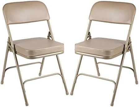 OEF Furnishings (2 Pack Fabric Upholstered 2" Cushion Folding Chair, Blue 7 OEF Furnishings (2 Pack Fabric Upholstered 2" Cushion Folding Chair, Blue - Image 7