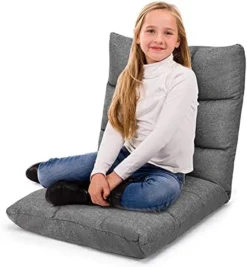 Giantex Floor Sofa Chair Video Gaming Chair With 14 Adjustable Position, Padded Back Support Floor Cushioned Seat, Folding Lazy Chair For Meditation, Reading, Watching, Living Room Recliner(Black) 19 Giantex Floor Sofa Chair Video Gaming Chair With 14 Adjustable Position, Padded Back Support Floor Cushioned Seat, Folding Lazy Chair For Meditation, Reading, Watching, Living Room Recliner(Black) -Amazon Basics Furniture Shop 41fhoj9976L. AC