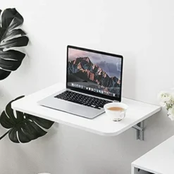 ZHAROS Wall-Mounted Dining Table Drop-Leaf Wall-Mounted Floating Dining Table Wall-Mounted Solid Wood Dining Table Office Desk Computer Desk Suitable For Study Bedroom Bathroom Folding -Amazon Basics Furniture Shop 41g VTw2ZDL. AC