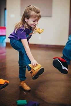 Bear Paw Creek 4" Textured Bean Bags - 12 Pack Includes Two Of Six Different Textures And Drawstring Storage Bag, Direct From USA Manufacturer -Amazon Basics Furniture Shop 41gqLQ0Z3AL