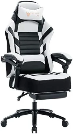 Fantasylab Racing Gaming Chair With Footrest Massage Computer Game Chair 400lb Reclining Gaming Chair Ergonomic Desk Chair Racing Recliner Chairs Leather Memory Foam Office Chair 15 Fantasylab Racing Gaming Chair With Footrest Massage Computer Game Chair 400lb Reclining Gaming Chair Ergonomic Desk Chair Racing Recliner Chairs Leather Memory Foam Office Chair -Amazon Basics Furniture Shop 41hAmASzYL. AC