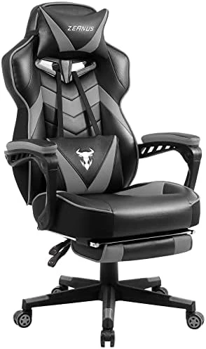 Zeanus Gaming Chairs With Footrest Recliner Computer Chair For Adults Massage Gaming Chair Big And Tall Gaming Chair Ergonomic Office Gamer Chair For Heavy People Recliner Racing Gaming Chair Black 9 Zeanus Gaming Chairs With Footrest Recliner Computer Chair For Adults Massage Gaming Chair Big And Tall Gaming Chair Ergonomic Office Gamer Chair For Heavy People Recliner Racing Gaming Chair Black - Image 9