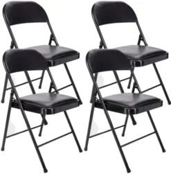 Westerly 2 Pack Black Padded Metal Folding Chair For Home Of Office -Amazon Basics Furniture Shop 41iIPKZQ2lL. AC
