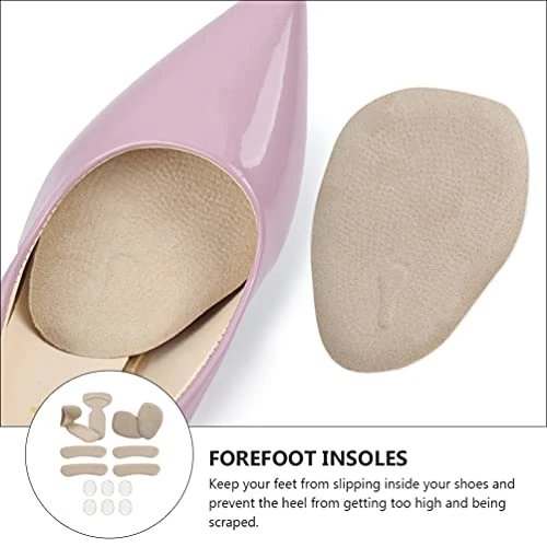Holibanna Heel Grips High Heel Pads Heel Inserts High Heel Forefoot Cushion Blister Prevention High Heel Insoles High Heel Liners Anti Slip Heel Shoe Cushion Inserts Heel Snugs For Women 2 Holibanna Heel Grips High Heel Pads Heel Inserts High Heel Forefoot Cushion Blister Prevention High Heel Insoles High Heel Liners Anti Slip Heel Shoe Cushion Inserts Heel Snugs For Women - Image 2