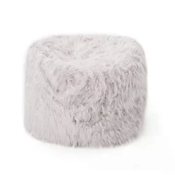 GDFStudio Lycus Faux Fur Bean Bag Chair (Lavender)
