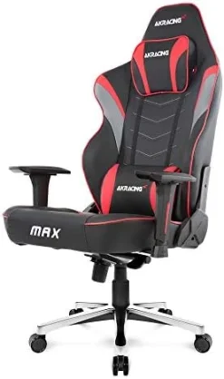 AKRacing Masters Series Max Gaming Chair With Wide Flat Seat, 400 Lbs Weight Limit, Rocker And Seat Height Adjustment Mechanisms - Black -Amazon Basics Furniture Shop 41kflt4lExL. AC