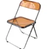 Inspirer Studio Contemporary Bauhaus Style Transparent Folding Chair (Tea)