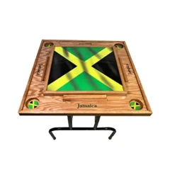 Jamaica W Flag Domino Table