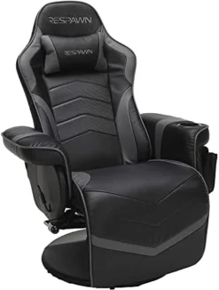 RESPAWN RSP-900 Racing Style, Reclining Gaming Chair, 35.04" - 51.18" D X 30.71" W X 37.01" - 44.88" H, Leather, Red -Amazon Basics Furniture Shop 41l8SUJVV0L. AC