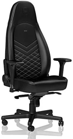 Noblechairs ICON Gaming Chair And Office Chair With Lumbar Support, PU Hybrid Leather, Java Edition -Amazon Basics Furniture Shop 41lHgCiHCL. AC