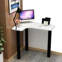 HXXXIN Metal Table Leg Desk, Heavy Duty Table Leg Triangle, Office Combination Computer Desk DIY Furniture, Without Chair -Amazon Basics Furniture Shop 41llPF BoHL. AC