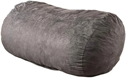 Great Deal Furniture Haley 6 Ft Faux Suede Microfiber Bean Bag (Charcoal) 10 Great Deal Furniture Haley 6 Ft Faux Suede Microfiber Bean Bag (Charcoal) - Image 10