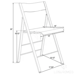 LeisureMod Milden Modern Acrylic Folding Chairs (Clear) -Amazon Basics Furniture Shop 41muFkJS7EL
