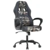Office Chair PC Gaming Chair Cheap Desk Chair Ergonomic PU Leather Executive Computer Chair Lumbar Support For Women, Men (Camo)