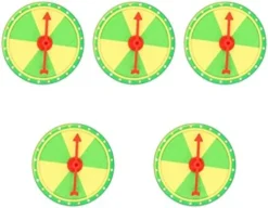 CANIGHT 1set Favors Birthday Indoor Cm Party Decorative Show Tabletop Win Turn Game Mini Draw Activity Activities Pub Yellow Raffle Prop Family Wedding The Hanging Portable Night Gaming -Amazon Basics Furniture Shop 41nrZU6BKZL. AC