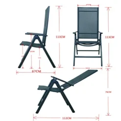 Chicreat C248.3 Folding Chair, Charcoal 13 Chicreat C248.3 Folding Chair, Charcoal -Amazon Basics Furniture Shop 41otppcSGBL