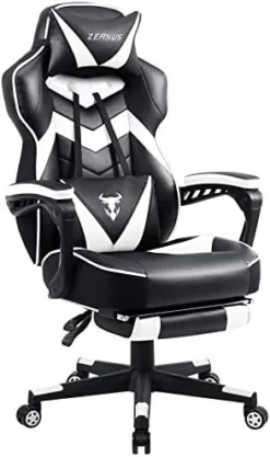 Zeanus Gaming Chairs With Footrest Recliner Computer Chair For Adults Massage Gaming Chair Big And Tall Gaming Chair Ergonomic Office Gamer Chair For Heavy People Recliner Racing Gaming Chair Black 25 Zeanus Gaming Chairs With Footrest Recliner Computer Chair For Adults Massage Gaming Chair Big And Tall Gaming Chair Ergonomic Office Gamer Chair For Heavy People Recliner Racing Gaming Chair Black -Amazon Basics Furniture Shop 41q52zwyw3L. AC
