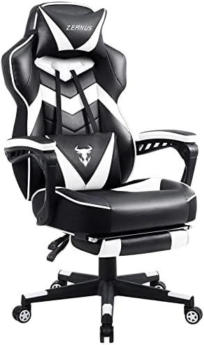 Zeanus Gaming Chairs With Footrest Recliner Computer Chair For Adults Massage Gaming Chair Big And Tall Gaming Chair Ergonomic Office Gamer Chair For Heavy People Recliner Racing Gaming Chair Black 13 Zeanus Gaming Chairs With Footrest Recliner Computer Chair For Adults Massage Gaming Chair Big And Tall Gaming Chair Ergonomic Office Gamer Chair For Heavy People Recliner Racing Gaming Chair Black - Image 13
