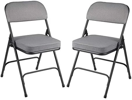 OEF Furnishings (2 Pack Fabric Upholstered 2" Cushion Folding Chair, Blue 11 OEF Furnishings (2 Pack Fabric Upholstered 2" Cushion Folding Chair, Blue - Image 11