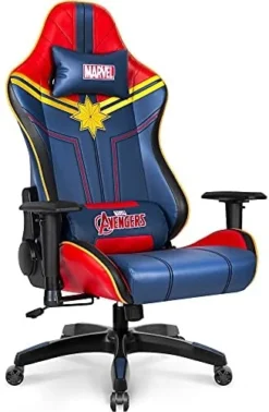 Marvel Avengers Gaming Chair Desk Office Computer Racing Chairs - Adults Gamer Ergonomic Game Reclining High Back Support Racer Leather (Spider-Man) -Amazon Basics Furniture Shop 41qTUzVzM7L. AC