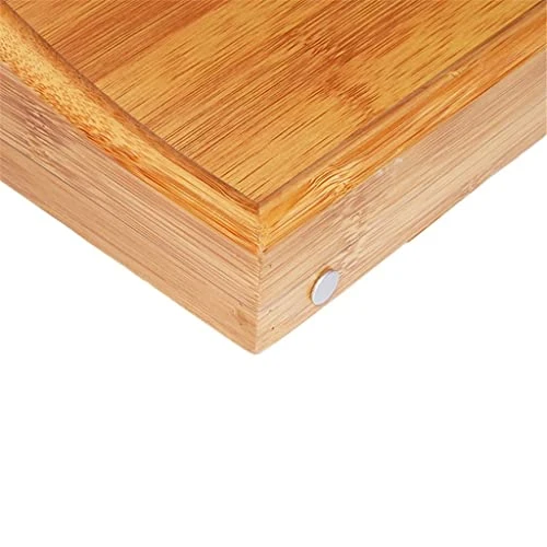 WYKDD Portable Wood Bed Tray Breakfast Laptop Desk Tea Food Serving Table Folding Leg Laptop Desk 3 WYKDD Portable Wood Bed Tray Breakfast Laptop Desk Tea Food Serving Table Folding Leg Laptop Desk - Image 3
