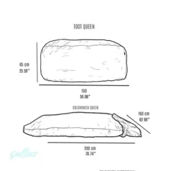 Puff TOOT Queen Armchair, Your Guest Room In A Beanbag, Ideal For Interiors, Large, Comfortable, Filled With Planet-Friendly Foam Without Styrofoam, Does Not Deform Or Lose Volume -Amazon Basics Furniture Shop 41qhwsxdviL