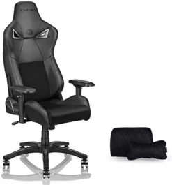 KARNOX Chair Office Computer Desk Chair Gaming-Ergonomic Mid Back Cushion Lumbar Support And Adjustable Height Wheels Comfortable Racing Armrest Seat Swivel Rolling Home Executive (Black) …… -Amazon Basics Furniture Shop 41r7hm ObL. AC