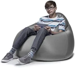 Jaxx Nimbus Spandex Bean Bag Chair Furniture For Dorms, Teen Rooms, And More, Medium, Hot Pink -Amazon Basics Furniture Shop 41rpC01cL. AC