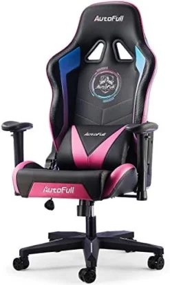 AutoFull C3 Gaming Chair 4.3in Seat Cushion Ergonomic Gamer Chair High Back Computer Gaming Chair Wear-Resistant Super Soft PU Leather With Headrest And Lumbar Support Racing Gaming Chair, Ice Blue 17 AutoFull C3 Gaming Chair 4.3in Seat Cushion Ergonomic Gamer Chair High Back Computer Gaming Chair Wear-Resistant Super Soft PU Leather With Headrest And Lumbar Support Racing Gaming Chair, Ice Blue -Amazon Basics Furniture Shop 41rzEZ4wRxL. AC