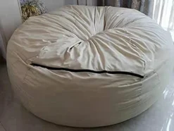 WUTTLE Bean Bag Inner Liner Cover(No Filler), 6 7ft Inner Liner For Bean Bag Chair Couch Cover Seat Lazy Sofa High Capacity Replacement Cover With Zipper (Size : D180H90CM) -Amazon Basics Furniture Shop 41tCgWfYiVS