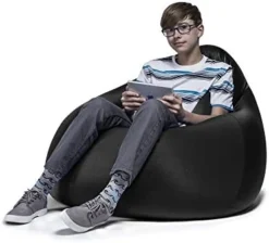 Jaxx Nimbus Spandex Bean Bag Chair Furniture For Dorms, Teen Rooms, And More, Medium, Hot Pink -Amazon Basics Furniture Shop 41tOQg dWgL. AC