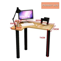 HXXXIN Metal Table Leg Desk, Heavy Duty Table Leg Triangle, Office Combination Computer Desk DIY Furniture, Without Chair -Amazon Basics Furniture Shop 41tTyvBCTQL