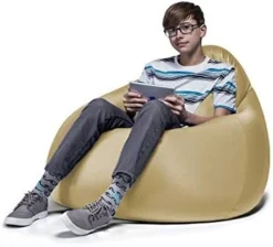 Jaxx Nimbus Spandex Bean Bag Chair Furniture For Dorms, Teen Rooms, And More, Medium, Hot Pink -Amazon Basics Furniture Shop 41tapLGjHML. AC