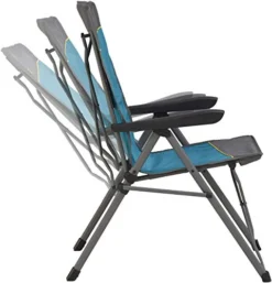 Uquip Justy - 3-Position Folding Camping Chair With Adjustable Backrest, Support 265 Lbs, Blue -Amazon Basics Furniture Shop 41tb1RYclYL