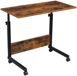 WYKDD Computer Desk Laptop Desk Rolling & Height Adjustable P2 15MM Chipboard & Steel Side Table With Baffle -Amazon Basics Furniture Shop 41uOdOnlylL. AC