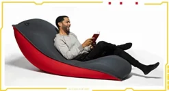 Yogibo Star Wars™ Empire Max Bean Bag Recliner Chair For Adults, Plush Ultra Soft Large Bean Bag Couch, Bed, Or Sofa, Star Wars™ Giant Bean Bag, Black/Red